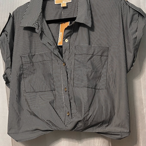 Michael Kors Other - New! Black and White Striped Michael Kors Shirt
